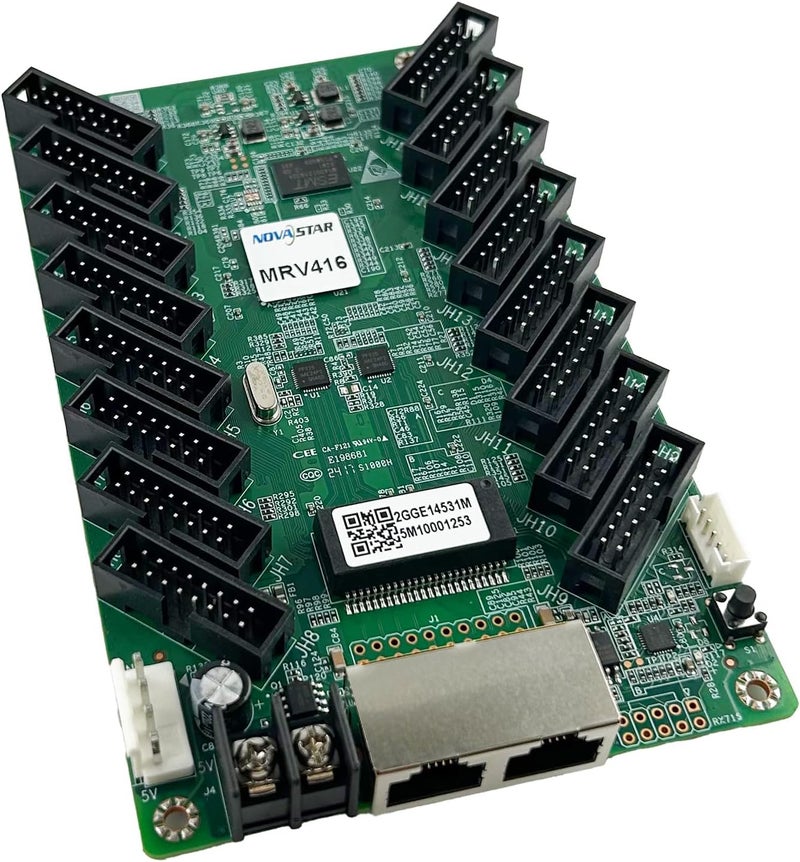 AzarPixel NovaStar MRV416 LED Receiving Card | High-Performance LED Display Controller with 18bit+ Grayscale, Pixel-Level Brightness Calibration & 3D Support | Reliable Indoor & Outdoor Video Wall Solution - Image 3